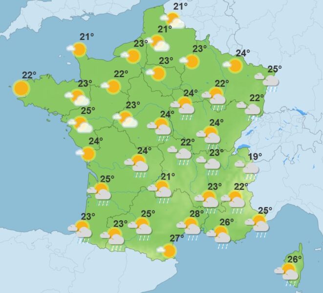 Météo de la semaine : orages, fraîcheur, vent... La fin de l'été se dessine déjà Météo