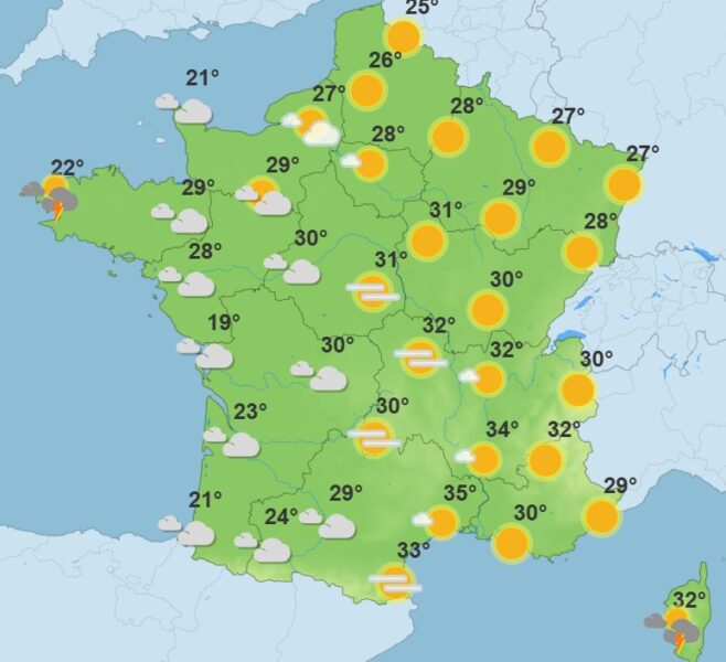 Météo : dernière journée de canicule au sud avant un changement brutal Météo