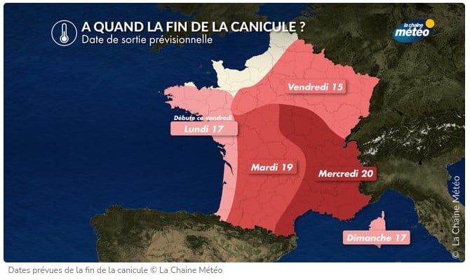 Météo : la canicule touche à sa fin, les orages arrivent. Voici quand et où ils vont frapper Météo