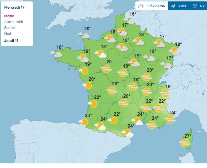 Météo : jusqu'à 35°C attendus dans le Sud-Ouest ce mercredi, l'été n'a pas dit son dernier mot en France Météo