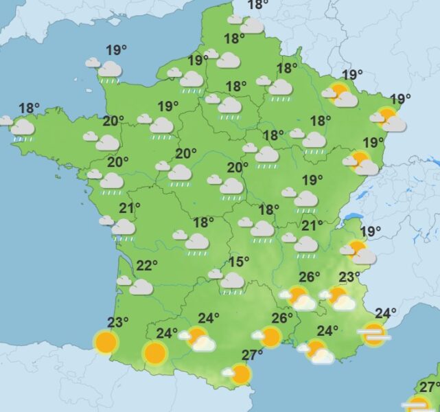 Météo : pluie et vents forts dans plusieurs régions ce dimanche Météo