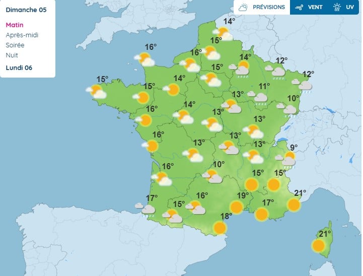 Météo : vents jusqu’à 150 km/h et vigilance jaune dans quatre départements ce dimanche Météo