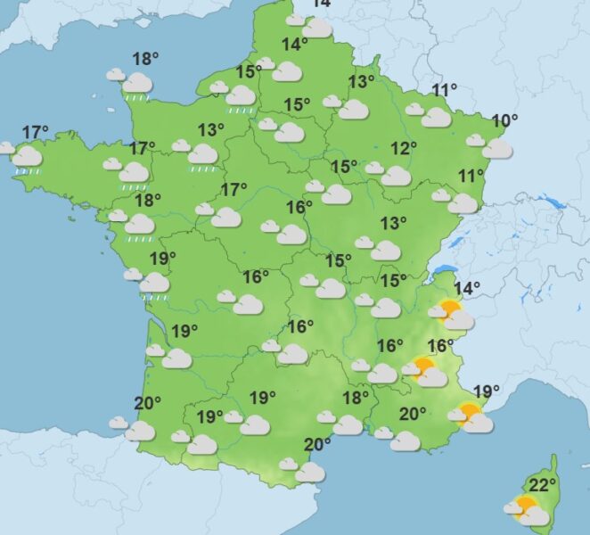 Météo : pluie, vent, coup de froid... Le mauvais temps s'installe en France Météo