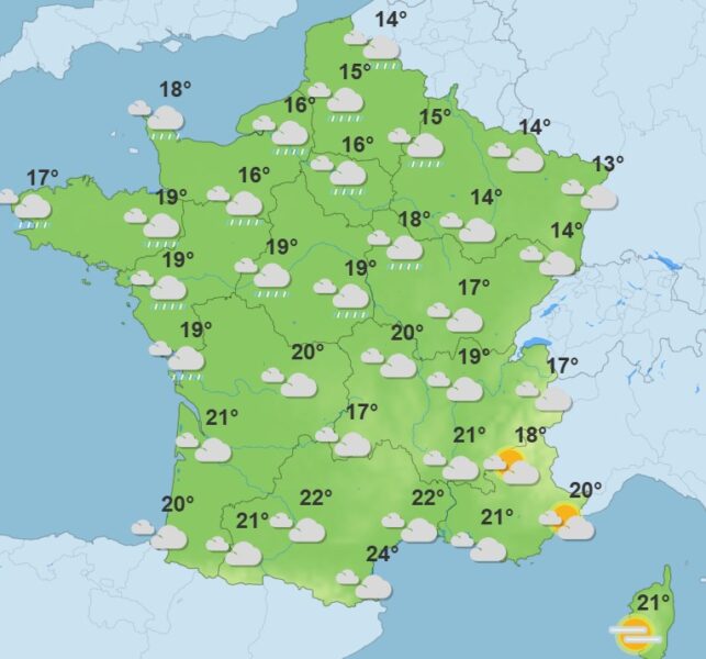 Météo : pluie, vent, coup de froid... Le mauvais temps s'installe en France Météo