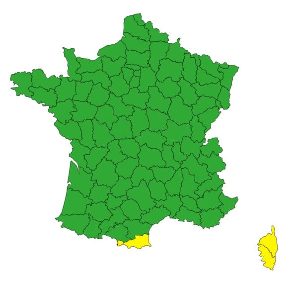 Météo : des averses et des orages sur certaines zones, 3 départements en alerte Météo