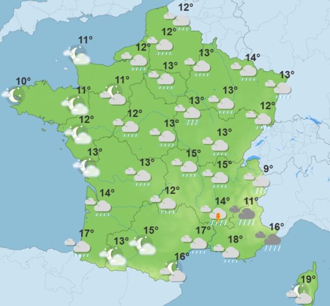 Météo : une nouvelle dégradation touche le pays, voici les régions concernées Météo