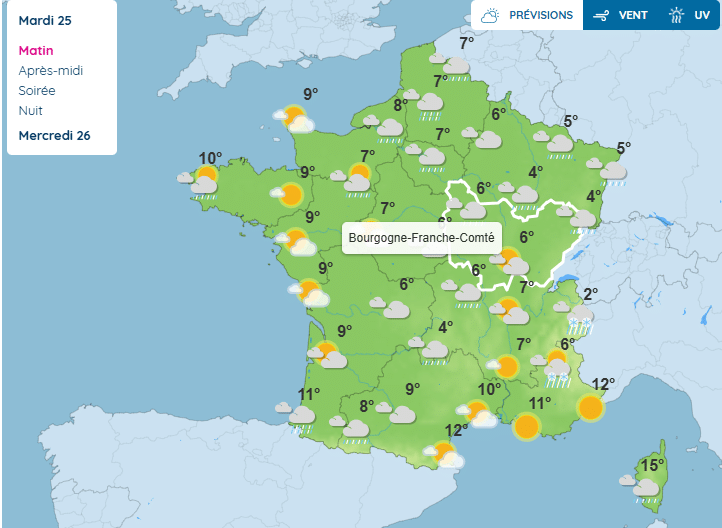 Pluie, crues, vent, neige, verglas et avalanches : Météo France place ces départements en alerte Météo