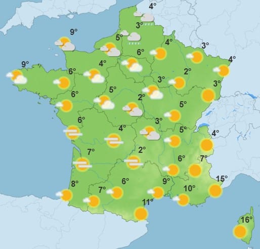 Météo : gelées matinales et grand froid ce mardi, quelles régions seront les plus touchées ? Météo