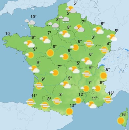 Météo : gelées matinales et grand froid ce mardi, quelles régions seront les plus touchées ? Météo