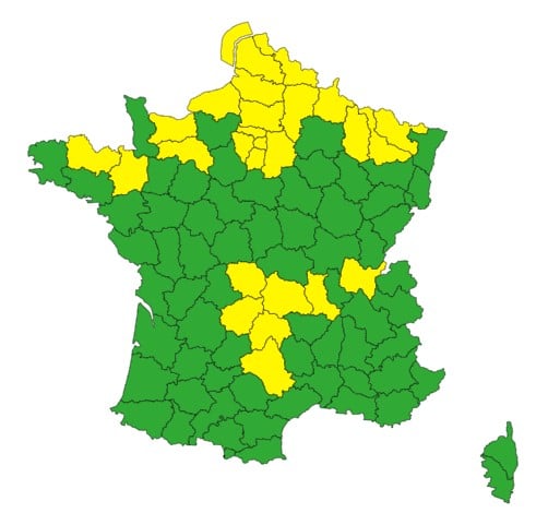 Météo : la moitié de la France sous la neige, 25 départements en alerte Météo