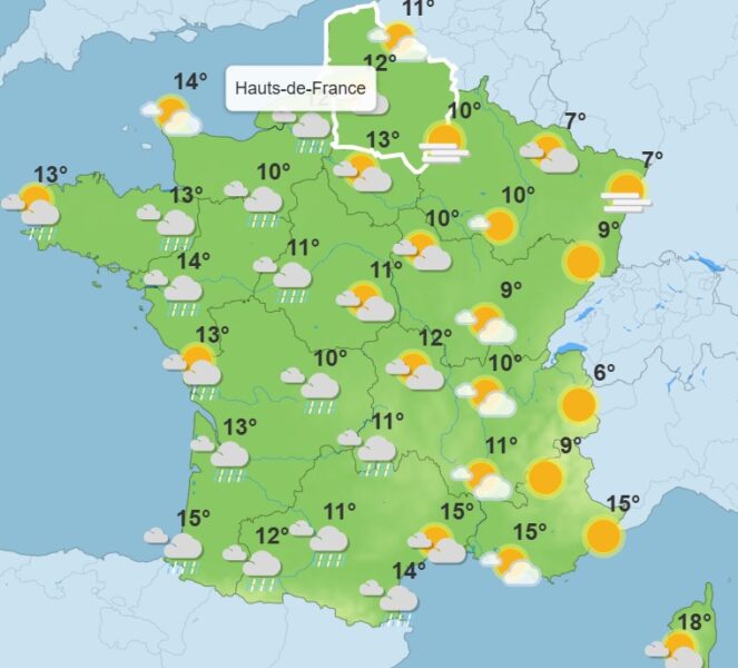 Météo : un peu de répit avant le retour de la pluie Météo