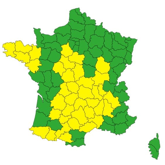 Météo : vents forts, orages, pluies... Une dégradation balaie la France ce vendredi Météo