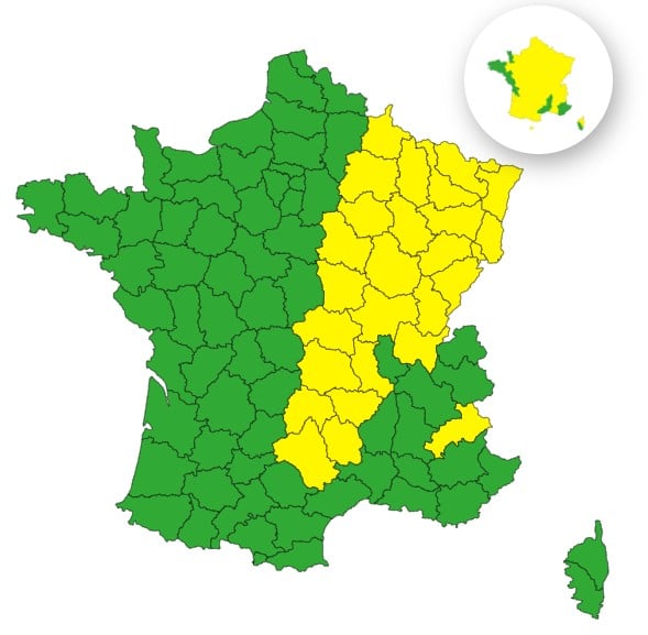 Météo France déclenche la vigilance « Grand froid », voici les départements concernés Météo