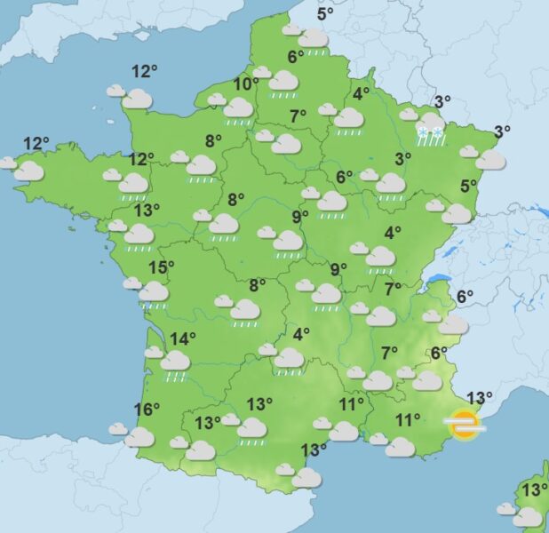 Météo : verglas, froid, pluies intenses... une offensive hivernale frappe la France Météo