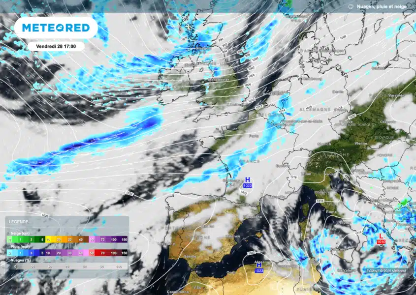 Météo : une succession de perturbations va frapper la France la semaine prochaine Météo : une succession de perturbations va frapper la France la semaine prochaine