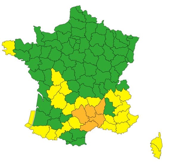 Météo : pluie, vent, orages… plusieurs départements en alerte ce dimanche Météo