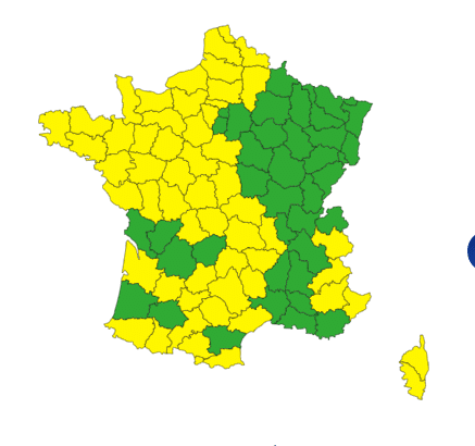 Météo : « Grand froid », neige, pluie- inondation… 55 départements en vigilance ce jeudi 25 décembre Météo