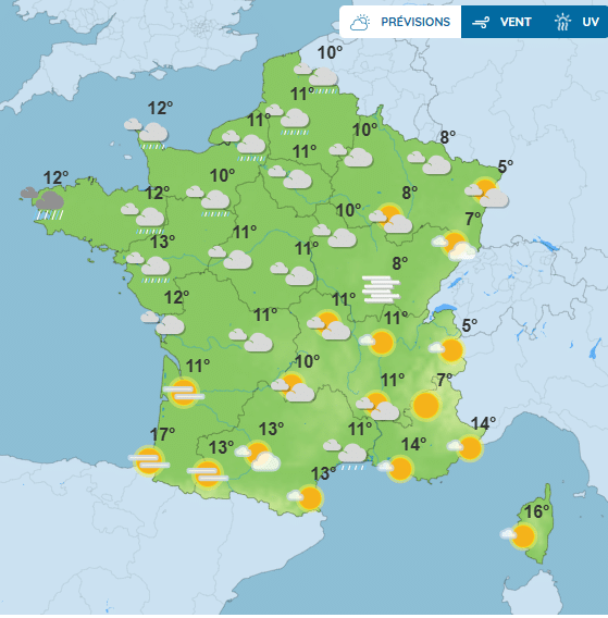 Météo : fortes pluies, vents violents et vagues-submersion… Plusieurs départements en alerte ce jeudi 18 décembre Météo