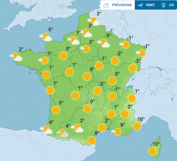 Météo : y aura-t-il de la neige la semaine du Nouvel An ? Météo