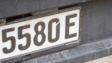 Plaques d'immatriculation