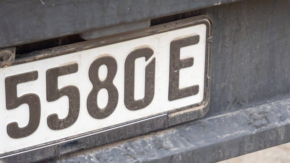 Plaques d'immatriculation