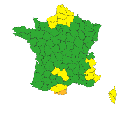 Grand froid, avalanches, fortes pluies… Les département placés en alerte par Météo France Météo