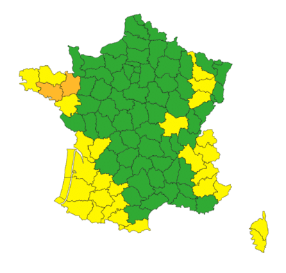 Météo : arrivée d'une nouvelle dépression, pluies, les départements concernés par les vents violent et les crues Météo