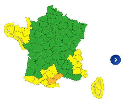 Météo : plusieurs alertes lancées pour vents violents, pluie-inondation et crues ce mardi 20 janvier Météo