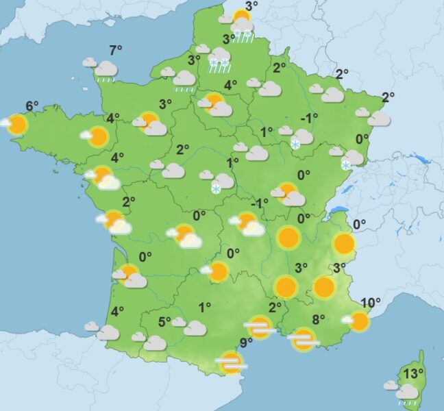 Météo : neige attendue dès 300 mètres, voici les régions concernées Météo