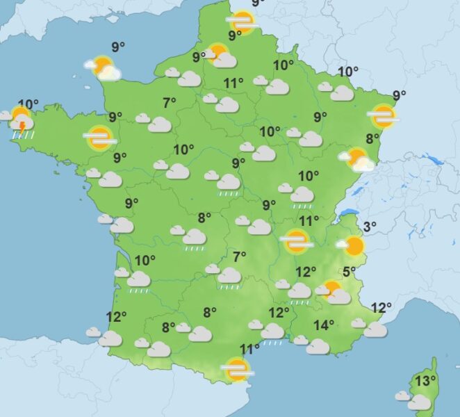 Météo : des pluies diluviennes vont se renforcer ce soir, voici les régions concernées Météo