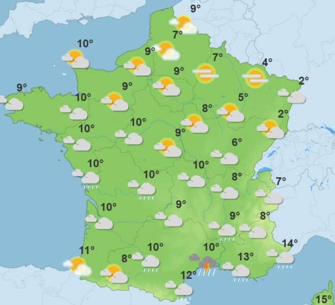 Météo : épisode pluvieux intense dans le sud-est, voici les régions menacées Météo