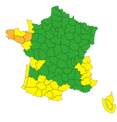 Météo : des pluies intenses attendues dans ces régions Météo