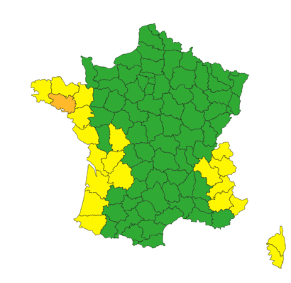 Météo : pluies torrentielles, crues et risques d'avalanches… les 20 départements placés en alerte Météo