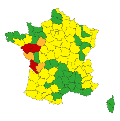 Météo : les risques de crues persistent, 3 départements en alerte rouge Météo