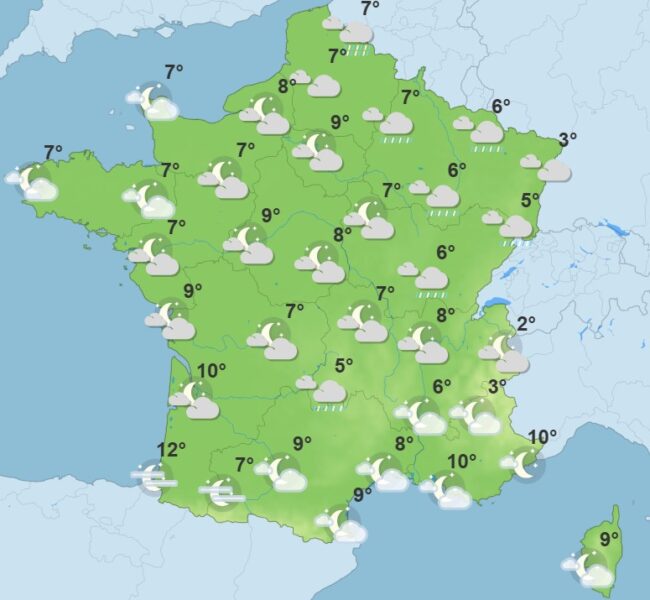 Météo : pluie et vent secouent la France ce dimanche 1er février. Voici les régions touchées Météo