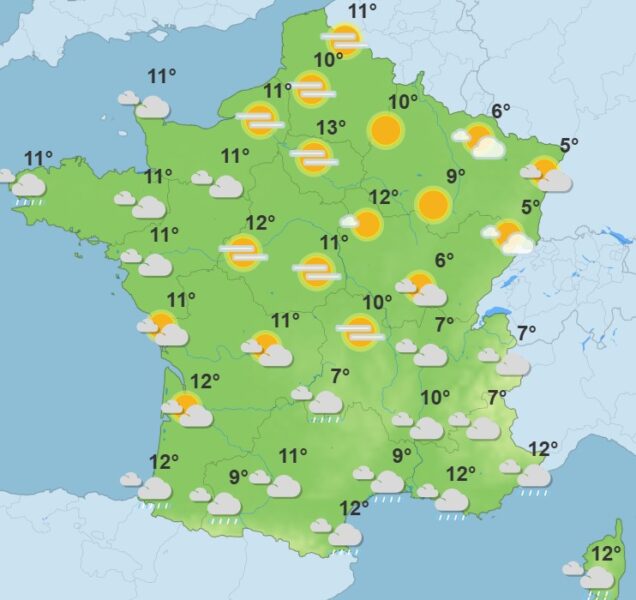 Météo : fortes chutes de pluie, voici les régions menacées par des inondations Météo
