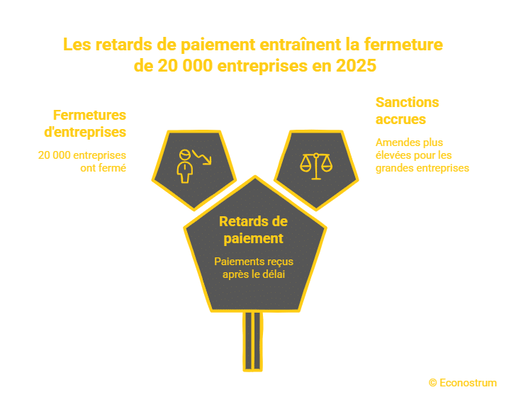 fermetures d'entreprises en 2025 pour retards de paiements Impayés publics records : comment l’État Français met en danger 200 000 entreprises