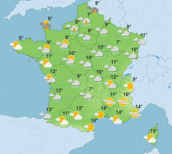 Météo France : une masse d'air glacial va frapper la France dès mercredi, neige possible en plaine dans plusieurs départements Météo