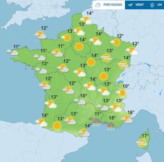 Pluie-inondation, orages … Météo France lance plusieurs alertes ce lundi 9 mars Météo