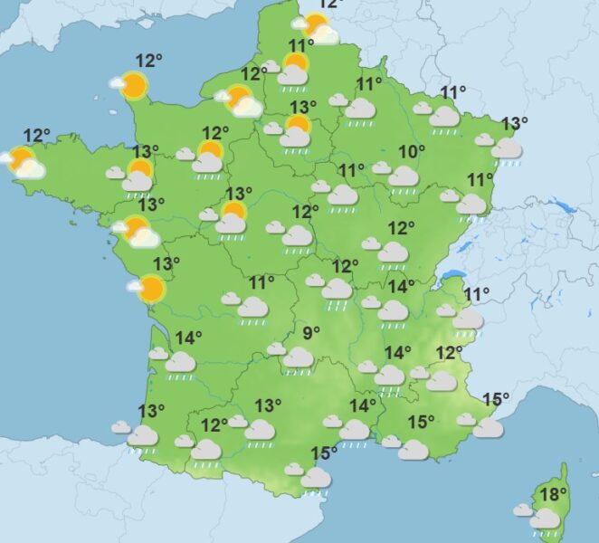 Météo : des pluies abondantes s'abattent sur le pays, voici les régions touchées météo