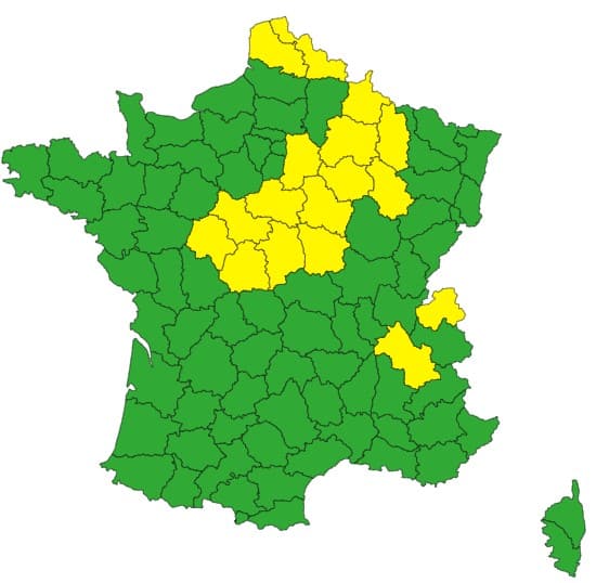 Météo : la France sous alerte ce vendredi, tempête et pluies battantes attendues Météo