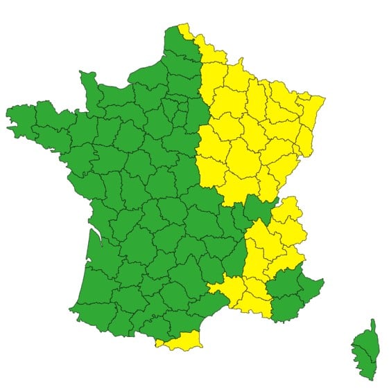 Météo : jusqu’à 29 départements sous alerte ce vendredi, attention au verglas et aux fortes gelées météo