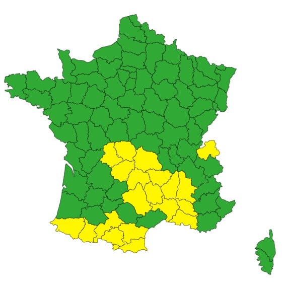 Météo : neige possible à basse altitude ce dimanche, plusieurs départements en vigilance Météo
