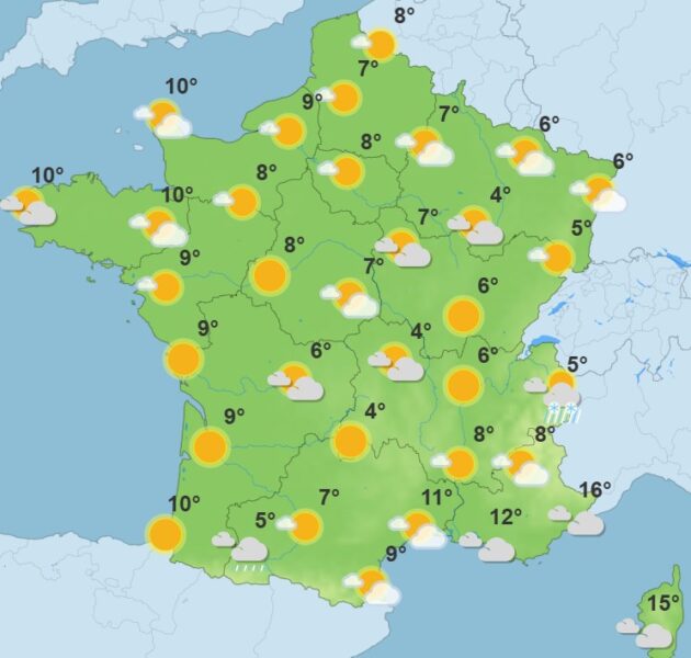 Météo : neige possible à basse altitude ce dimanche, plusieurs départements en vigilance Météo