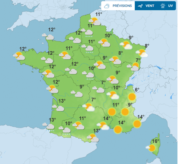 Météo : neige, pluies abondantes et vent ce mercredi 1er avril dans ces départements Météo