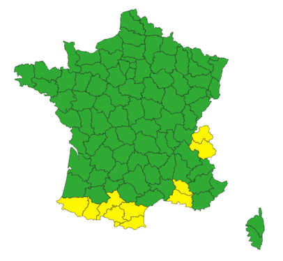 Neige, vent fort et inondations : Météo France place plusieurs départements en alerte ce 2 avril Météo