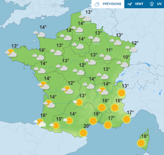 Météo : des averses et du soleil au programme ce samedi 4 avril Météo