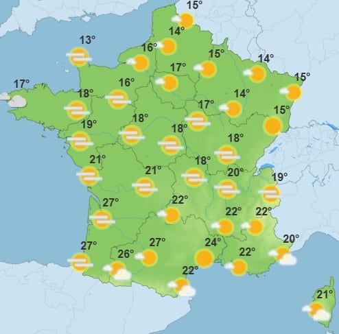 Météo : quelles régions profiteront du soleil et lesquelles devront affronter la fraîcheur et la grisaille ? Météo
