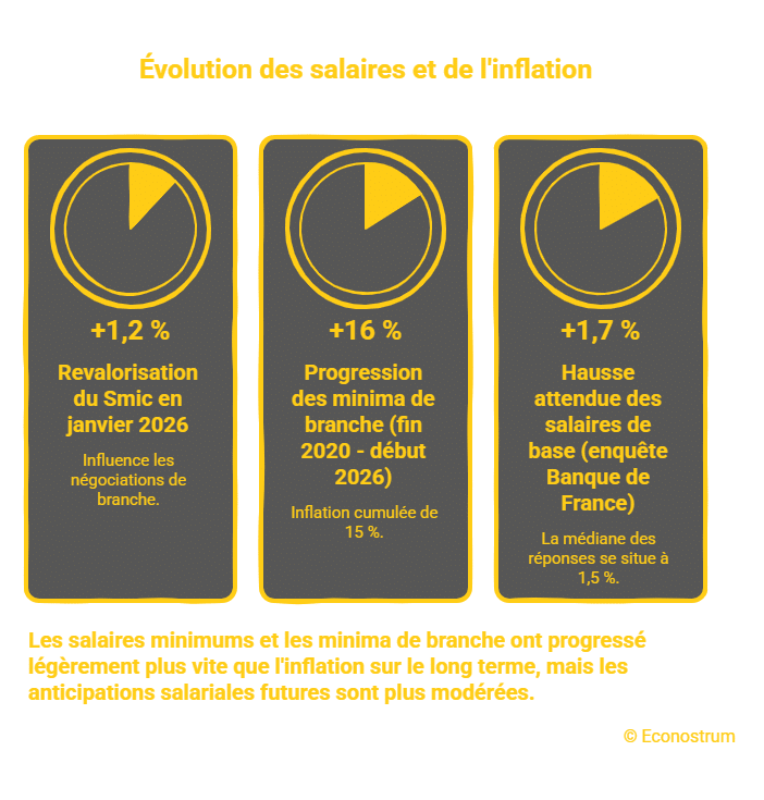 Salaires : des hausses au ralenti pour la majorité des salariés en 2026