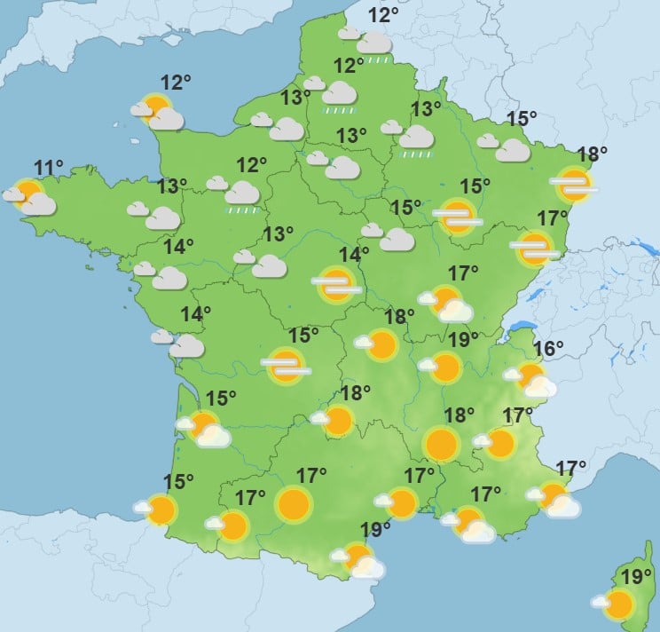 Météo : le nord de la France en alerte orages, le sud sous le soleil Météo